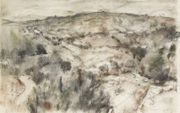 ”Zomerlandschap” (1978), Anna Ticho. beeld The Israel Museum, Jeruzalem