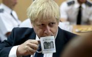 Boris in de bak. beeld AFP, Jon Super