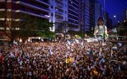 Voorstanders van president Macri gingen de straat op. beeld AFP, Ronaldo Schemidt