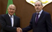 Safadi: terugroepen ambassadeur is eerste stap.  beeld AFP