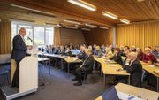 Aan de Theologische Universiteit Apeldoorn vond maandag een congres over kerkrecht plaats. beeld RD, Henk Visscher