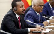 Dinsdag ontvangt de Ethiopische premier Abiy Ahmed de Nobelprijs voor de Vrede. Er is sprake van veel geweld in het land. beeld EPA, Sergei Chirikov