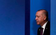 Erdogan wil Turkije steeds groter maken. beeld AFP, Adrian Dennis