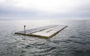 Het is mogelijk om op 5 procent van de Nederlandse Noordzee de helft van de totale energiebehoefte met zonnecellen op te wekken. beeld Oceans of Energy