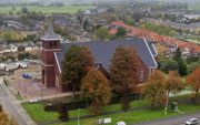 Het nieuwe kerkgebouw van de ggiN te Leerdam. beeld RD