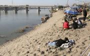 Zicht op de Tigris in de hoofdstad Bagdad.  beeld AFP, Sabah Arar ​