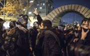 Iraniërs protesteren in Teheran tegen het neerschieten van een Oekraïens passagiersvliegtuig. beeld AFP