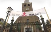 Actie Kerkbalans in het Friese dorp IJlst. beeld Frans Andringa