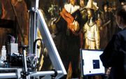 Onderzoek aan de Nachtwacht van Rembrandt levert veel nieuwe informatie op. beeld ANP
