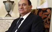 Hosni Mubarak probeerde goede relaties met het Westen aan te knopen. beeld EPA, Amel Pain