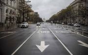 De straten in Washington D.C. zijn verlaten tijdens de spits rond 18.00 uur. beeld AFP, Eric Baradat