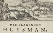 „Schrik Neerland”: een boer, klagend over de veepest, 1745. beeld Rijksmuseum