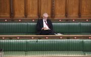 Oud-oppositieleider Jeremy Corbyn zit op de ‘achterbank’ nu opvolger Keir Starmer zijn taak heeft overgenomen. beeld EPA, Jessica Taylor