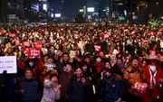 Massaprotest in 2016 in Zuid-Korea. beeld EPA, Jeon Heon-Kyun