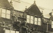 Het standbeeld van George Whitefield. beeld Pennsylvania University Archives