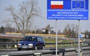 Grens tussen Polen en Oekraïne. beeld EPA, Wojtek Jargilo