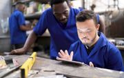 „Werknemers met een verstandelijke beperking hebben eigenlijk constant een duwtje in de rug nodig”, zegt Huib Dorst, locatiemanager in Oud-Vossemeer bij De Schutse.   beeld Getty Images