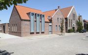 Het kerkgebouw van de gereformeerde gemeente te Oosterland. beeld Jaap Sinke