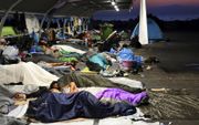 ‘Europa’ worstelt al jaren om tot een eensgezind migratiebeleid te komen. beeld EPA, Vangelis Papantonis