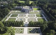 De tuin bij Paleis Het Loo kreeg zijn geometrische vorm terug. beeld Studio Libeskind