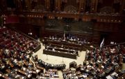 Het Italiaanse parlement wordt van 945 naar 600 zetels teruggebracht. beeld EPA, Claudio Peri