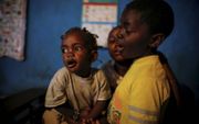 Het aantal kindertehuizen in Uganda groeide stormachtig. beeld EPA, Dai Kurokawa