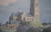 ”Gezicht op Oirschot”, schilderij van Mattheus Derk Knip. beeld Metzemaekers