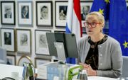 „Het was stuitend om te zien hoe minister Kaag, lijsttrekker van D66, blijk gaf van haar minachting voor het grondwettelijke recht van bijzondere scholen.” beeld ANP, Bart Maat