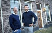 Don Janmaat (links) en Jamie de Jong gaan het vernieuwde hotel Abrona in Oudewater leiden. beeld Aschwin Snel