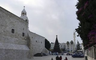 De Geboortekerk en het Geboorteplein in Bethlehem. beeld CIS
