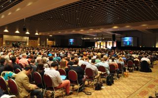 De nationale conferentie in Orlando (VS) van The Gospel Coalition, een platform van reformatorische evangelicalen. beeld RD