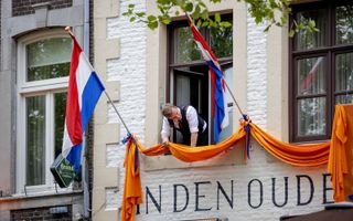Maastricht bereidt zich voor op Koningsdag. beeld ANP, Robin van Lonkhuijsen