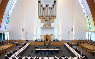 Generale synode Gereformeerde Gemeenten in 2019. beeld Sjaak Verboom