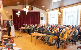 In kerkelijk centrum Eben-Haëzer te Woudenberg vond woensdag de jaarlijkse studiedag van de Gereformeerde Bond plaats. Het thema was ”Geloof-gevoel-beleving”. beeld Niek Stam