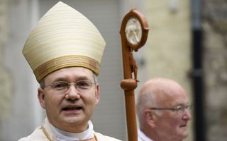 Bisschop van Aken, Helmut Dieser. beeld AFP, Patrik Stollarz