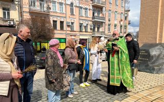 Viering van orthodox Pasen in Oekraïne. beeld Michiel Driebergen