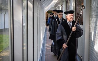De Theologische Universiteit Apeldoorn opende maandag het nieuwe academisch jaar. beeld RD, Henk Visscher