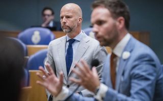 CDA-Kamerlid Boswijk (r.) wist stikstofbeleid maar mondjesmaat bij te stellen. beeld ANP, Bart Maat
