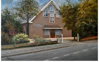 Schilderij van de Elimkerk. beeld A. Buitendijk