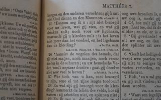 De Statenvertaling in de editie van 1888. beeld Nederlands-Vlaams Bijbelgenootschap
