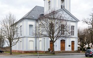 De Burgkerk in Friedberg waar de Evangelische Kerk in Hessen en Nassau (EKHN) werd opgericht. beeld Wikimedia