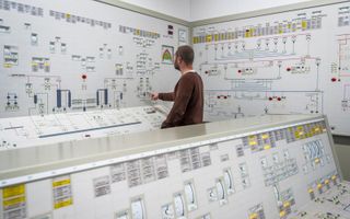 De regelkamer van de kerncentrale in Borssele. beeld ANP, Lex van Lieshout