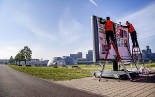 Rotterdam bereidt zich voor op de Europese verkiezingen. beeld ANP, Robin Utrecht