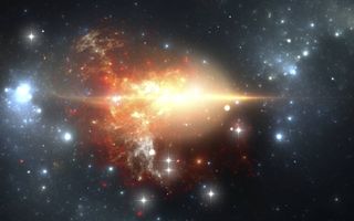 Het licht van een exploderende ster op 2000 lichtjaar afstand kan waarnemers op aarde direct bereiken, volgens de benadering van astronoom Jason Lisle. beeld iStock