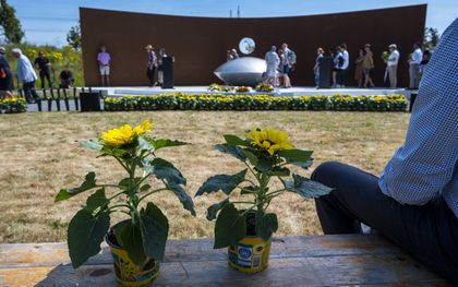 Nationaal Monument MH17 in Vijfhuizen. beeld ANP, EVERT ELZINGA
