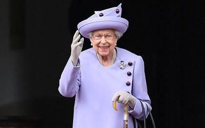 Koningin Elizabeth II. beeld AFP, Andy Buchanan
