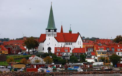 De sabotage van de gaspijpleidingen in de Oostzee vond plaats in de buurt van het Deense eiland Bornholm. beeld EPA, Hannibal Hanschke