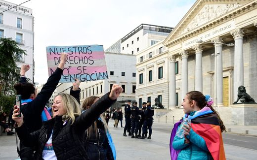 Spanje maakt geslachtsverandering makkelijker. beeld AFP, Javier Soriano