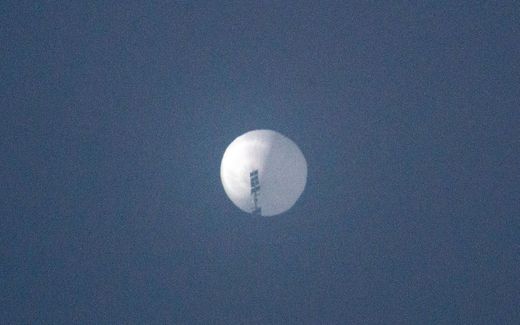 De Verenigde Staten volgen naar eigen zeggen al enkele dagen een Chinese spionageballon boven Amerikaans grondgebied. beeld AFP, Chase Doak