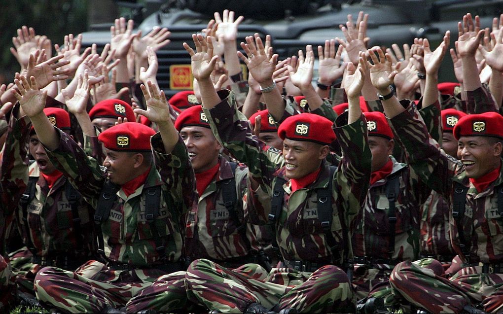 VS werken weer met elite-eenheid Indonesië. Foto EPA